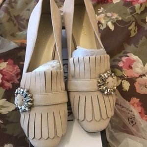 NIB NINE WEST WADLEY NATURAL/ CREAM/IVORY SZ. 9M